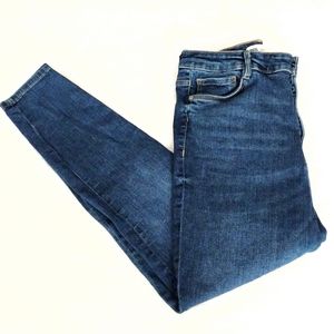 Zara High Waisted Super Stretch Skinny Jeans sz 12